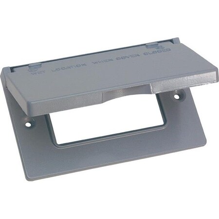 Sigma 1 -Gang Horizontal Box Cover, , Aluminum 3424959